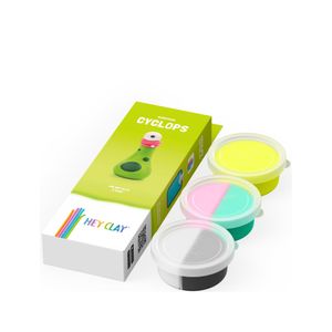 Masa Moldeable Hey Clay Monstruo Cyclops x 5 Colores