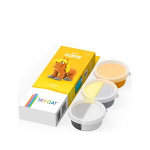 Masa Moldeable Hey Clay Caballo x 5 Colores