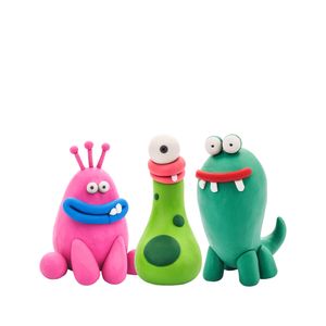 Set Masa Moldeable Hey Clay Monstruos x 6 Envases