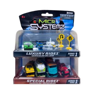 Pack x 7 Carros Luxury & Special Ridez Micro Systemz