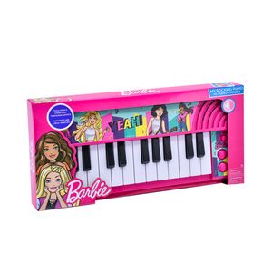 Piano Infantil Mediano Barbie Musicales En Casa