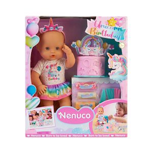 Nenuco Unicorn Birthday - Muñeco Bebé con Accesorios 35 cm