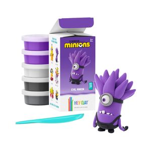 Masa Moldeable Hey Clay Set de Plastilina Minions Evil x 5 Envases