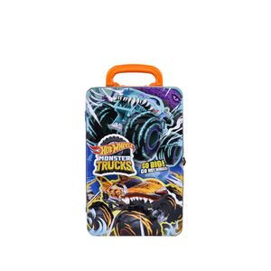 Organizador Metálico para 6 Carros Hot Wheels Azul