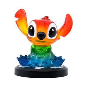 Figura Coleccionable Stitch Arcoíris Disney 10 cms
