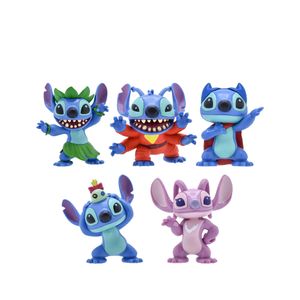 Set de Figuras Coleccionables de Stitch y Ángel Experimento 624 Disney