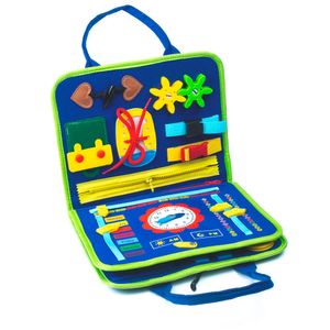 Libro Sensorial Montessori en Felpa para Bebés