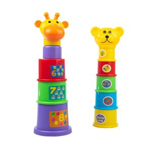 Tazas Apilables para Niños con Diseño de Animalitos