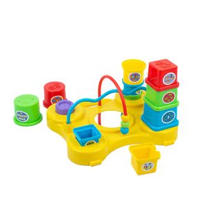 Tablero Didáctico Montessori con Actividades Sensoriales