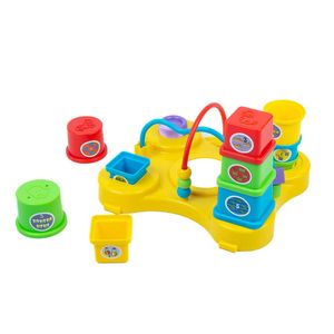 Tablero Didáctico Montessori con Actividades Sensoriales