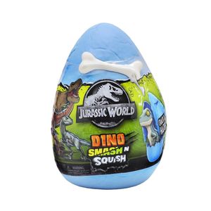 Huevo Sorpresa Dinosaurio Squishy Jurassic World -Azul-11cm