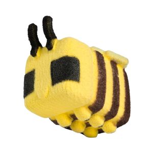 Muñeco Squishy Peludito Minecraft Abeja Cozzies 20 cm Suave Textura Especial
