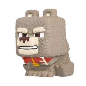 Muñeco Squishy Minecraft Lobo Movie Mighty 23 cm Antiestrés Detallado Coleccionable