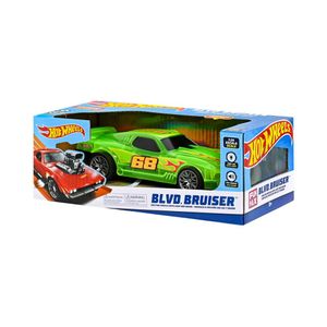 Vehiculo Friccion Blvd Bruiser 1:24 Verde con luces y sonido Hot Wheels