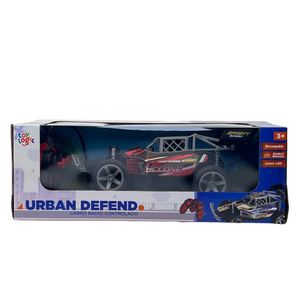 Carro Control Remoto Urban Defend con Luces Led Toy Logic Rojo