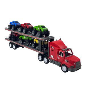 Camión Tariler Road Control Remoto con 6 Pull Back Toy Logic