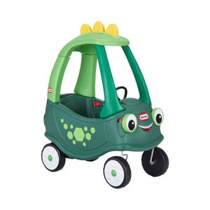 Carrito Montable Cozy Coupe Dino Verde Little Tikes