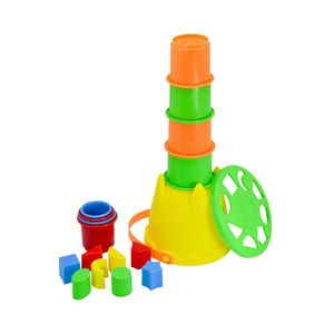 Balde Clasificador con Bloques y Vasos Apilables Baby Mine