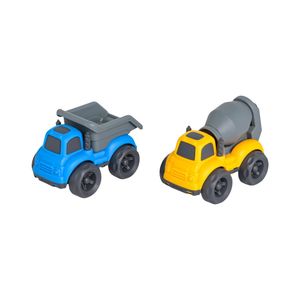 Pack x2 Vehículos de Construcción Cartoon Max Racer Jr