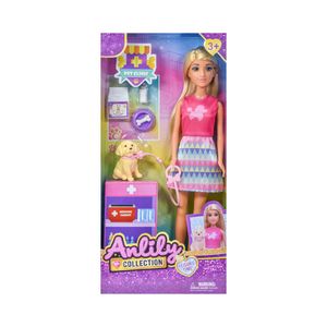 Muñeca Paseo con Perrito Anlily