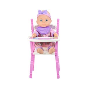Set Muñeca Bebé Silla para Comer Sweet Baby