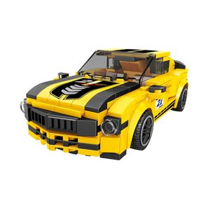 Set de Bloques Carro de Carreras Amarillo Blox